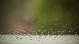 droplets on the screen